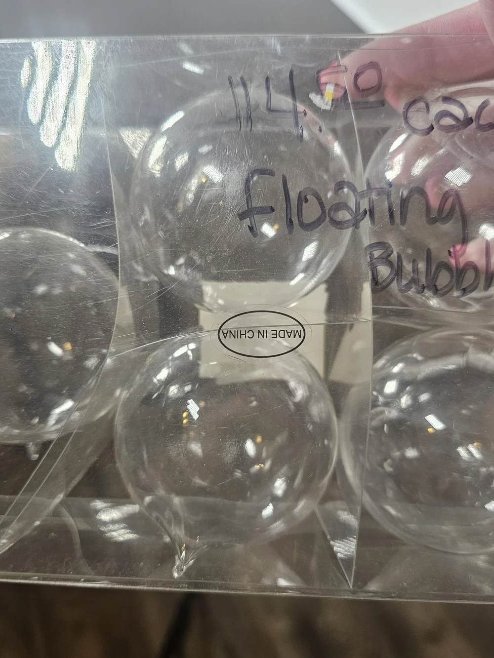 Clear Floating Bubble Ornaments - Home Party Supplies